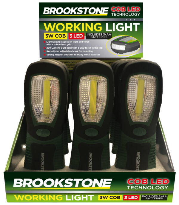 Brookstone Working Light Torch in Display
