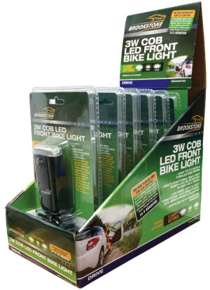 Brookstone 3W COB LED Front Bike Light