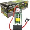 Brookstone Single Barrel Foot pump & Gauge