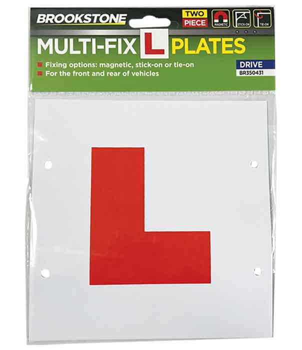 Brookstone Multi Fix L Plates 2 Piece