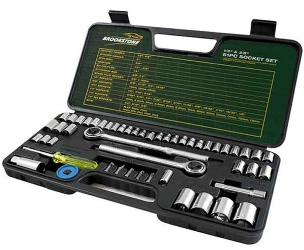 Brookstone Socket Set - 51 Piece