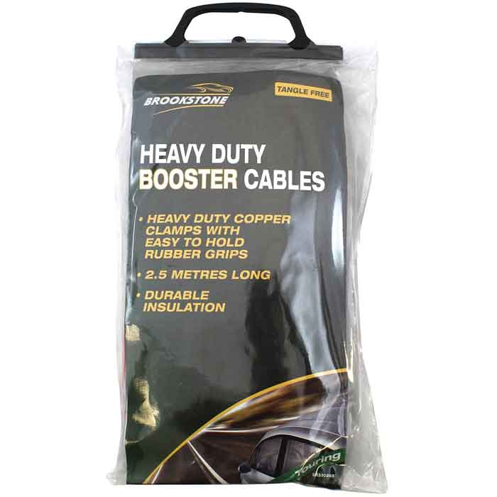 Brookstone Booster Jump Cables 400amp 2500cc 2.5 metre