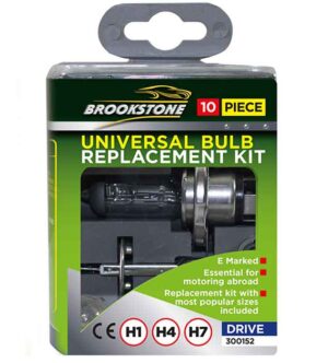 Brookstone Universal Bulb Replacement Kit For Car (10 Piece)