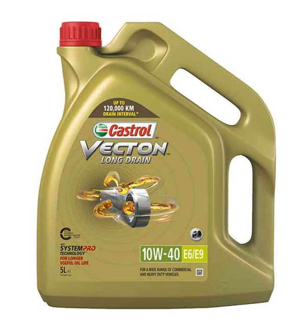 Castrol Vecton 10w-40 E6/E9 Oil 5 Litre