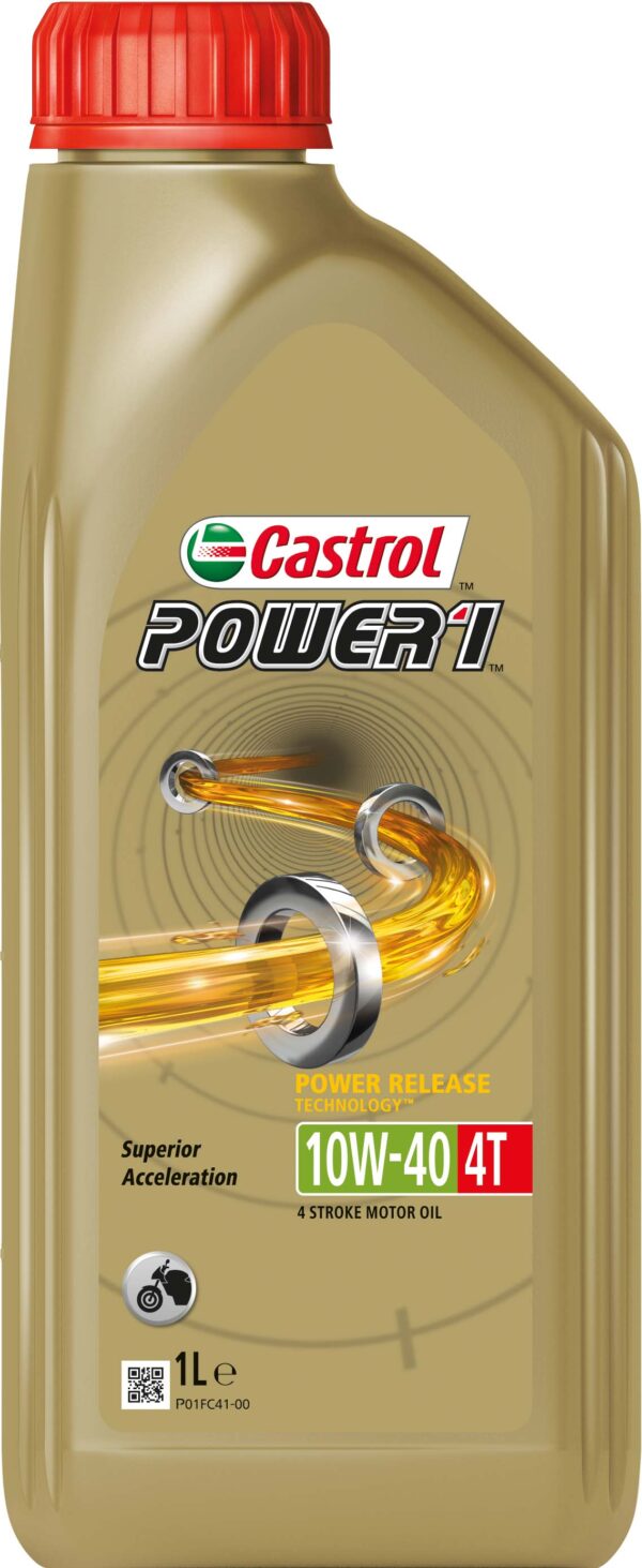 Castrol Power 1 4T 10w-40 Oil 1 Litre