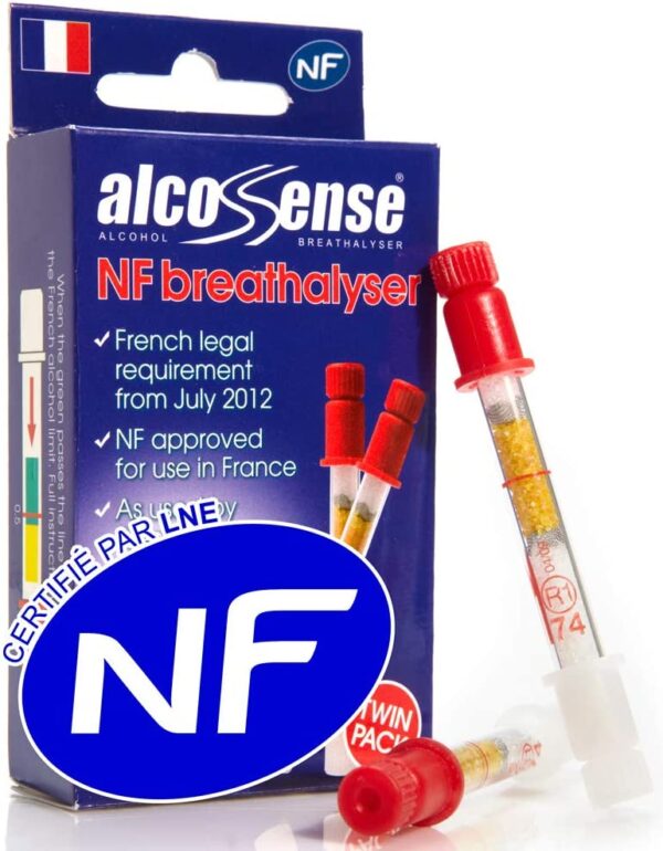AlcoSense NF Alcohol Breathalysers Twin Pack 18
