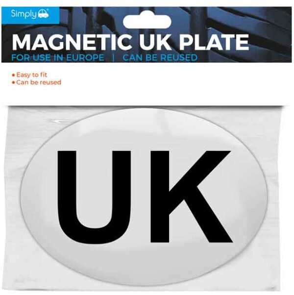 UK Oval Plate Magnetic