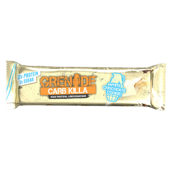 Grenade Carb Killa White Chocolate Cookie Bars