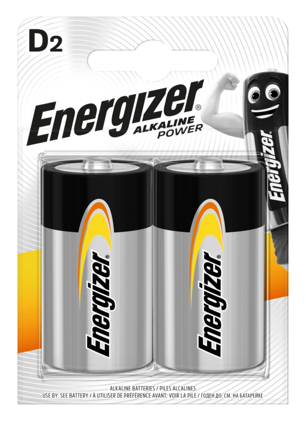 Energizer Alkaline Power D Batteries 2 pack x 6