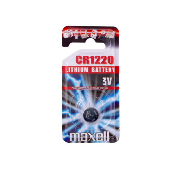 CR1220 3v Lithium Coin Cell Battery