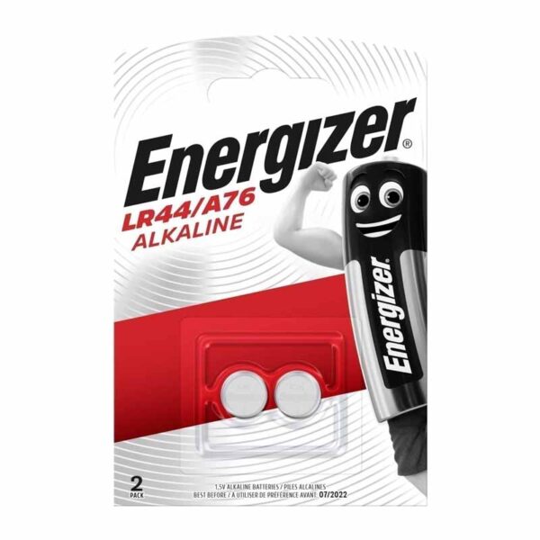 Energizer A76/LR44 battery 1.5v Twin Pack