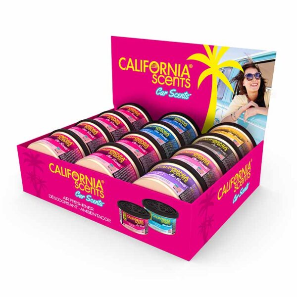 12 x California Scents Air Freshener Display