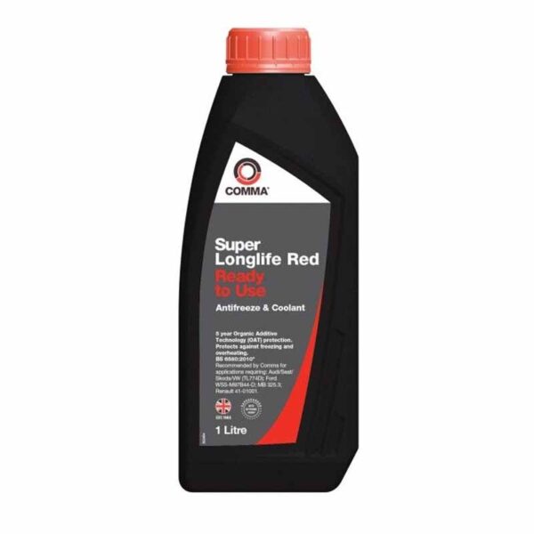 Comma Super Longlife Ready to Use Antifreeze & Coolant 1 Litre