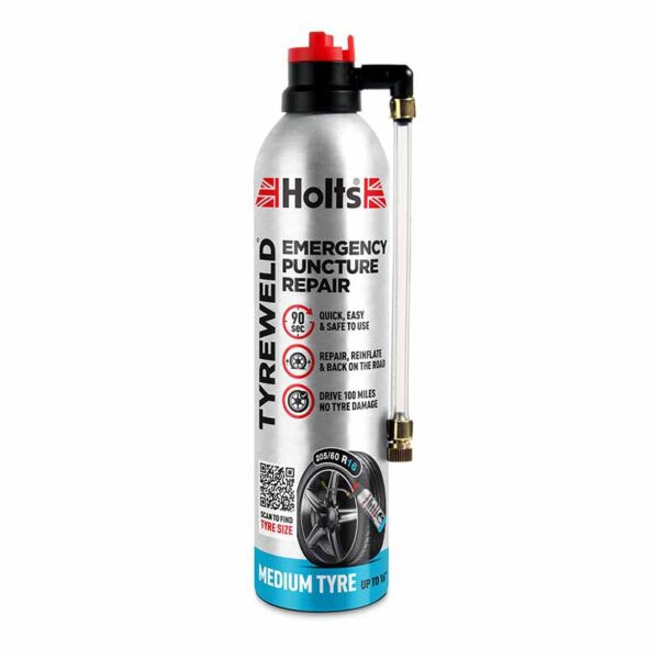 Holts Tyreweld Emergency Puncture Repair - Medium Tyres 400ml