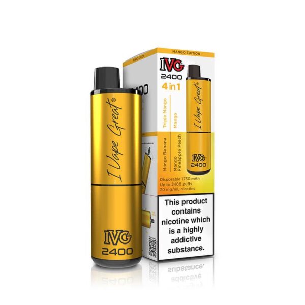 IVG 2400 Mango Edition 4 In 1 Disposable Vape