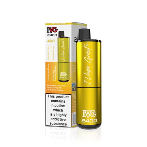 IVG 2400 Yellow Edition 4 In 1 Disposable Vape