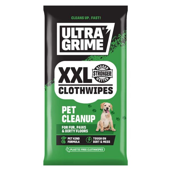 Ultra Grime Pet Cleanup XXL Clothwipes