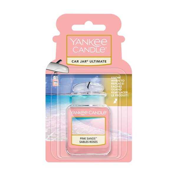 Yankee Candle Car Jar Ultimate Pink Sands Air Freshener