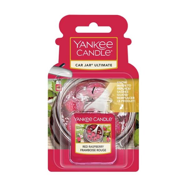 Yankee Candle Car Jar Ultimate Red Raspberry Air Freshener