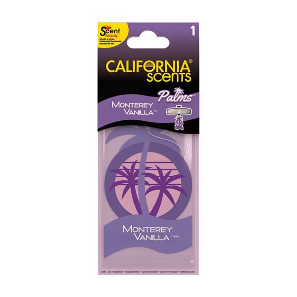 California Scents Palms Monterey Vanilla Air Freshener