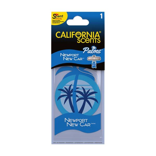 California Scents Palms Newport New Car Air Freshener